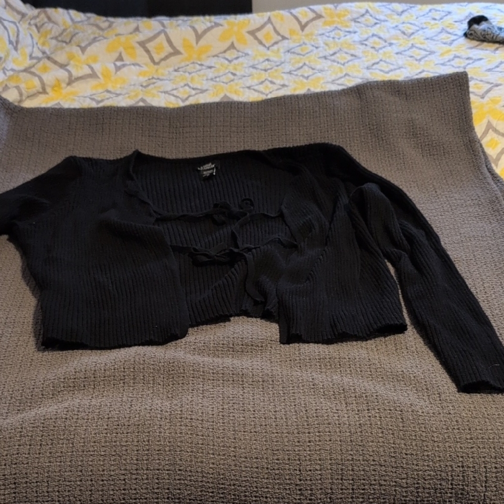 Chic Black Women's Cardigan